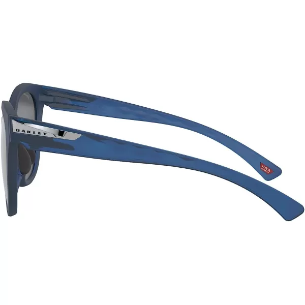 imageOakley Oo9433 Low Key NFL Collection Womens Round SunglassesNew England Patriots Matte Translucent BluePrizm Black