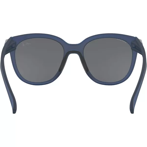 imageOakley Oo9433 Low Key NFL Collection Womens Round SunglassesNew England Patriots Matte Translucent BluePrizm Black