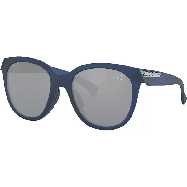 imageOakley Oo9433 Low Key NFL Collection Womens Round SunglassesNew England Patriots Matte Translucent BluePrizm Black