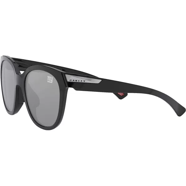 imageOakley Oo9433 Low Key NFL Collection Womens Round SunglassesNew York Giants Polished BlackPrizm Black