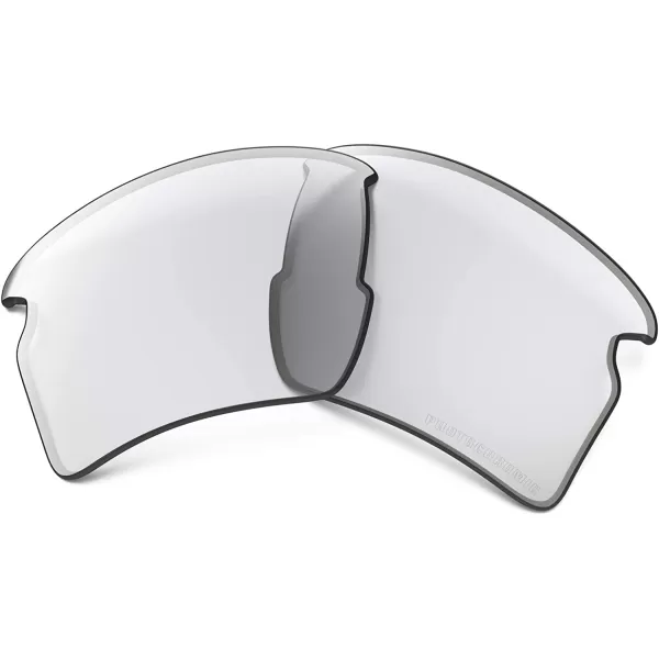 imageOakley Original Flak 20 XL OO9188 REPLACEMENT Lenses BUNDLE Bag BUNDLE with Designer iWear KitAlk Clear to Black Iridium Photochromic