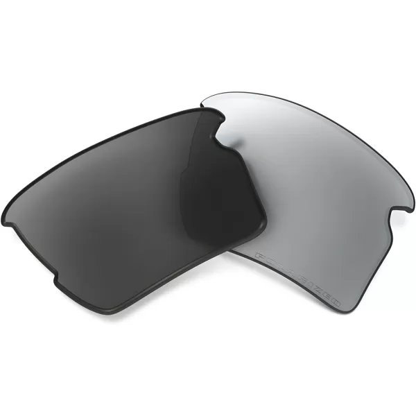 imageOakley Original Flak 20 XL OO9188 REPLACEMENT Lenses BUNDLE Bag BUNDLE with Designer iWear KitChrome Iridium Polarized