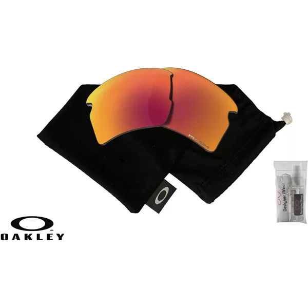 imageOakley Original Flak 20 XL OO9188 REPLACEMENT Lenses BUNDLE Bag BUNDLE with Designer iWear KitPrizm Baseball Infield