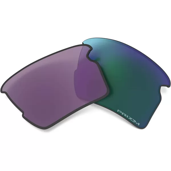imageOakley Original Flak 20 XL OO9188 REPLACEMENT Lenses BUNDLE Bag BUNDLE with Designer iWear KitPrizm Jade Iridium Polarized