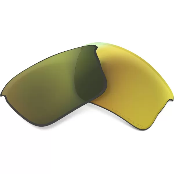 imageOakley Original Flak Jacket XLJ OO9009 Replacement Lenses BUNDLE BagDesigner iWear Care KitFire Iridium Polarized
