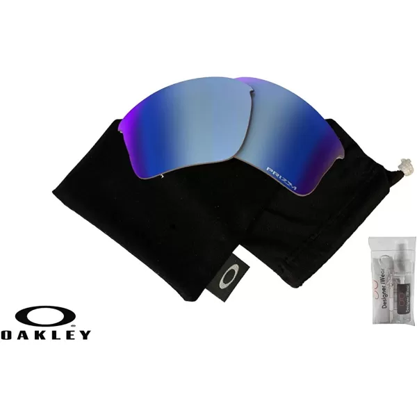 imageOakley Original Flak Jacket XLJ OO9009 Replacement Lenses BUNDLE BagDesigner iWear Care KitPrizm Deep Water Polarized