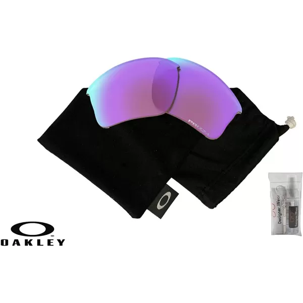 imageOakley Original Flak Jacket XLJ OO9009 Replacement Lenses BUNDLE BagDesigner iWear Care KitPrizm Golf