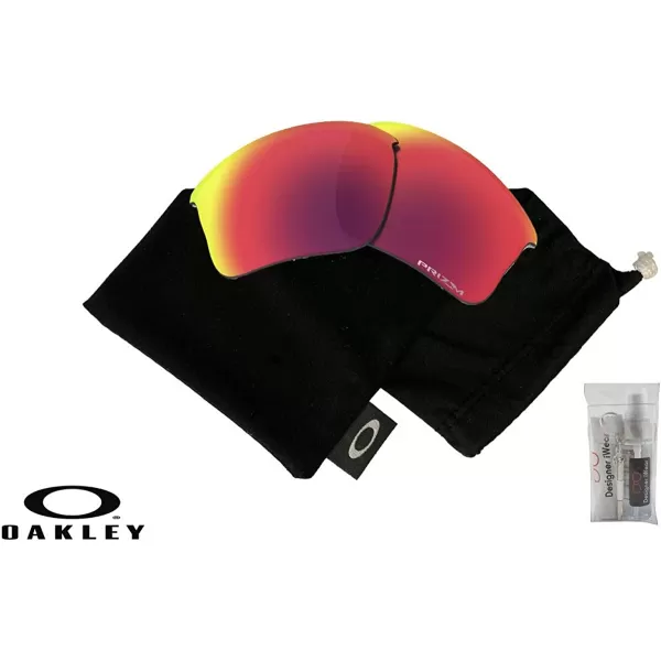 imageOakley Original Flak Jacket XLJ OO9009 Replacement Lenses BUNDLE BagDesigner iWear Care KitPrizm Road