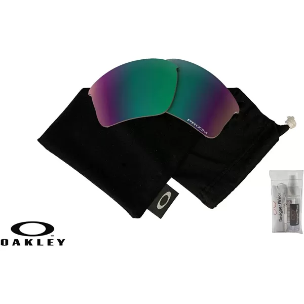 imageOakley Original Flak Jacket XLJ OO9009 Replacement Lenses BUNDLE BagDesigner iWear Care KitPrizm Shallow Water Polarized