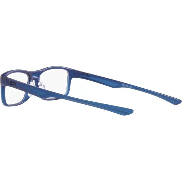 imageOakley Ox8081 Plank 20 Rectangular Prescription Eyewear FramesMatte Translucent BlueDemo Lens