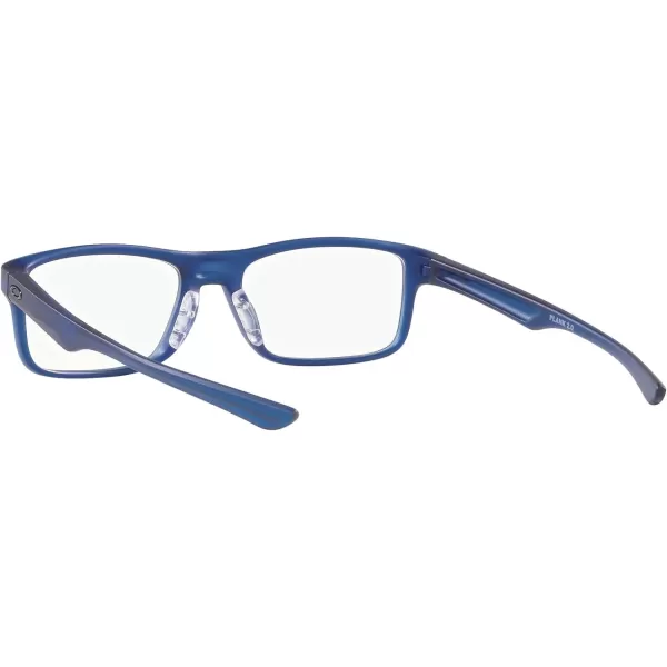 imageOakley Ox8081 Plank 20 Rectangular Prescription Eyewear FramesMatte Translucent BlueDemo Lens