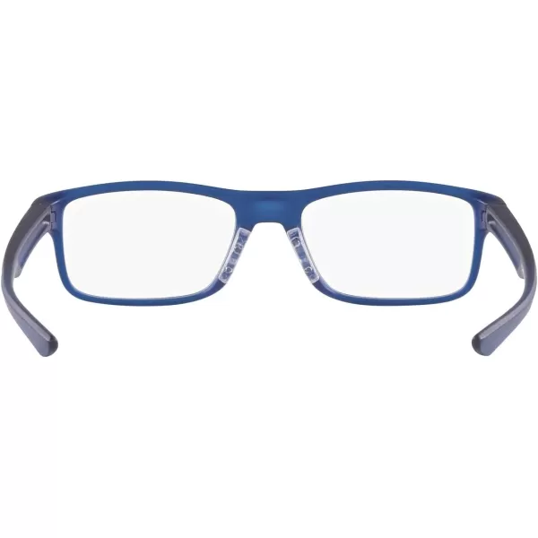 imageOakley Ox8081 Plank 20 Rectangular Prescription Eyewear FramesMatte Translucent BlueDemo Lens