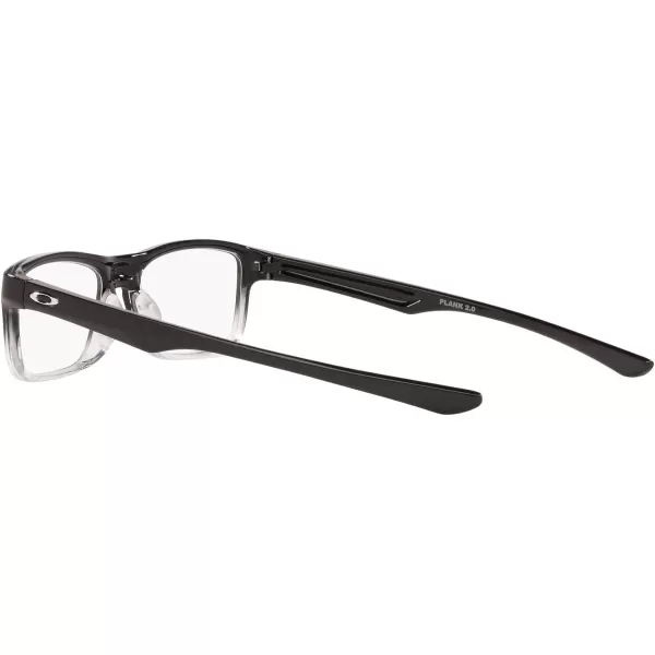 imageOakley Ox8081 Plank 20 Rectangular Prescription Eyewear FramesPolished Black Clear FadeDemo Lens