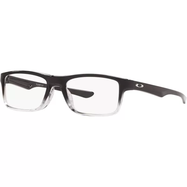 imageOakley Ox8081 Plank 20 Rectangular Prescription Eyewear FramesPolished Black Clear FadeDemo Lens