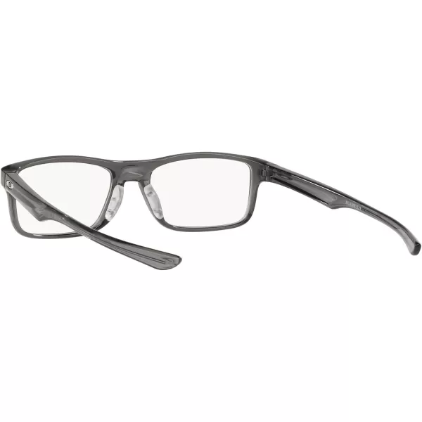 imageOakley Ox8081 Plank 20 Rectangular Prescription Eyewear FramesPolished Grey SmokeDemo Lens