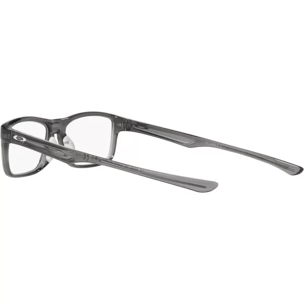 imageOakley Ox8081 Plank 20 Rectangular Prescription Eyewear FramesPolished Grey SmokeDemo Lens
