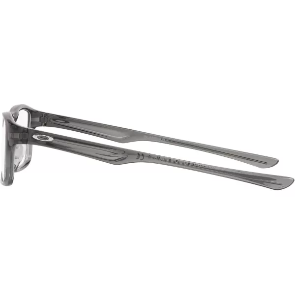 imageOakley Ox8081 Plank 20 Rectangular Prescription Eyewear FramesPolished Grey SmokeDemo Lens