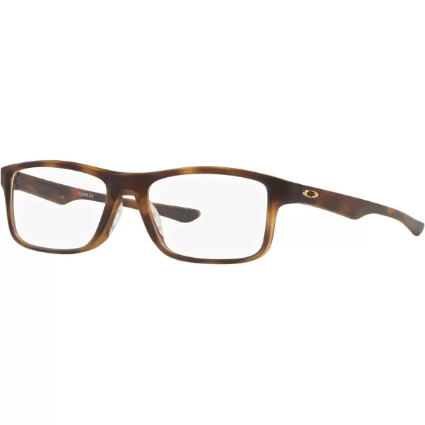imageOakley Ox8081 Plank 20 Rectangular Prescription Eyewear FramesSatin Brown TortoiseDemo Lens