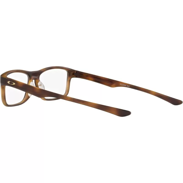 imageOakley Ox8081 Plank 20 Rectangular Prescription Eyewear FramesSatin Brown TortoiseDemo Lens