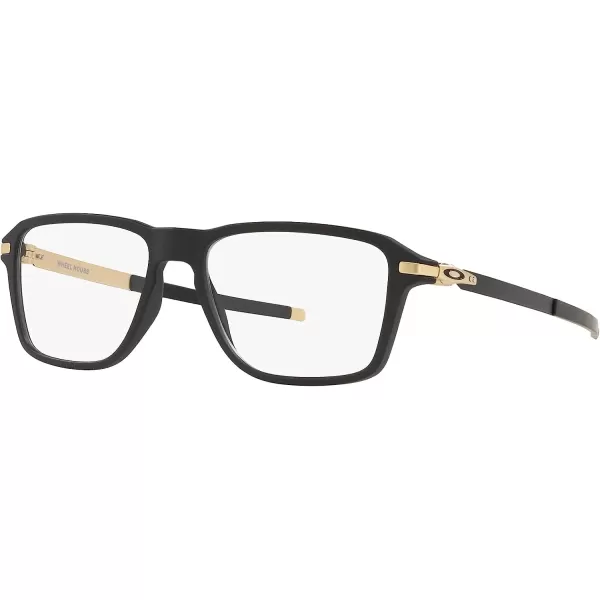 imageOakley Ox8166 Wheel House Square Prescription Eyeglass FramesSatin Black GoldDemo Lens