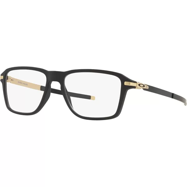imageOakley Ox8166 Wheel House Square Prescription Eyeglass FramesSatin Black GoldDemo Lens