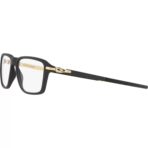 imageOakley Ox8166 Wheel House Square Prescription Eyeglass FramesSatin Black GoldDemo Lens