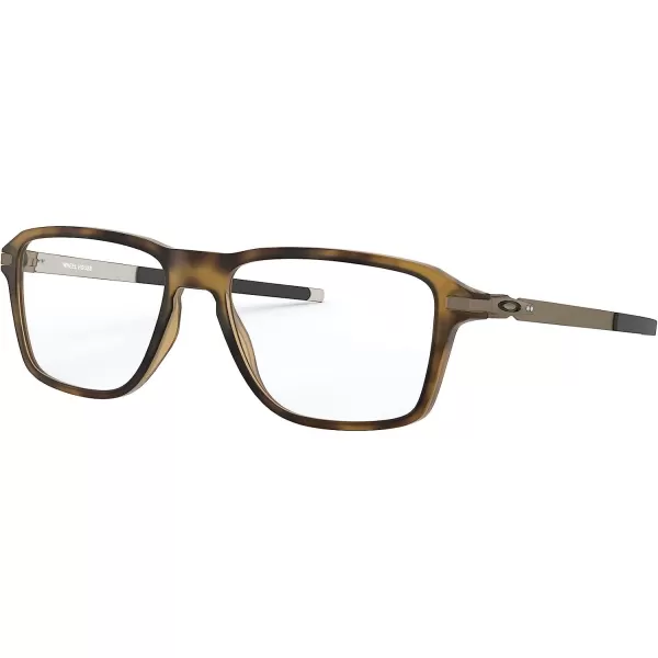 imageOakley Ox8166 Wheel House Square Prescription Eyeglass FramesSatin Brown TortoiseDemo Lens