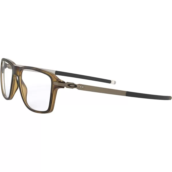 imageOakley Ox8166 Wheel House Square Prescription Eyeglass FramesSatin Brown TortoiseDemo Lens