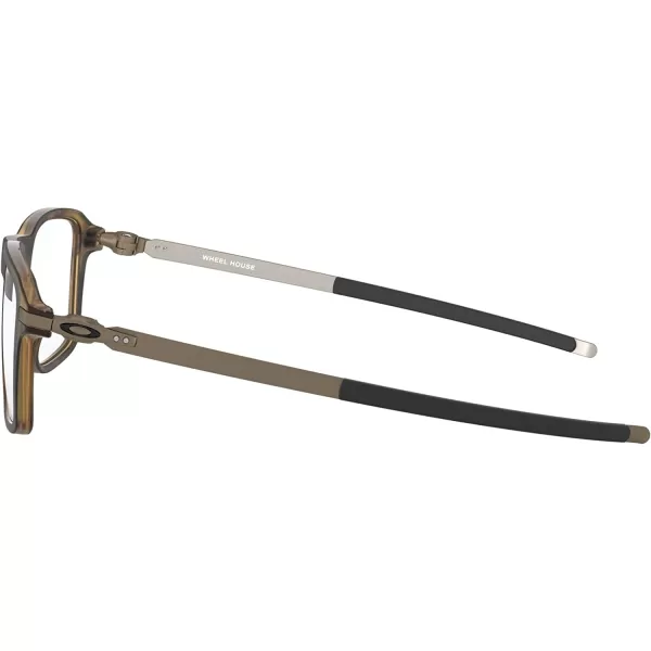 imageOakley Ox8166 Wheel House Square Prescription Eyeglass FramesSatin Brown TortoiseDemo Lens