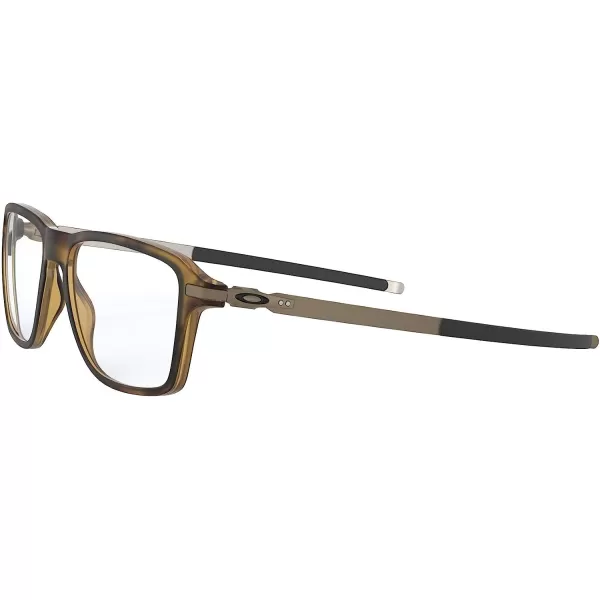 imageOakley Ox8166 Wheel House Square Prescription Eyeglass FramesSatin Brown TortoiseDemo Lens