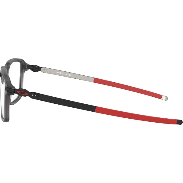 imageOakley Ox8166 Wheel House Square Prescription Eyeglass FramesSatin Grey SmokeDemo Lens