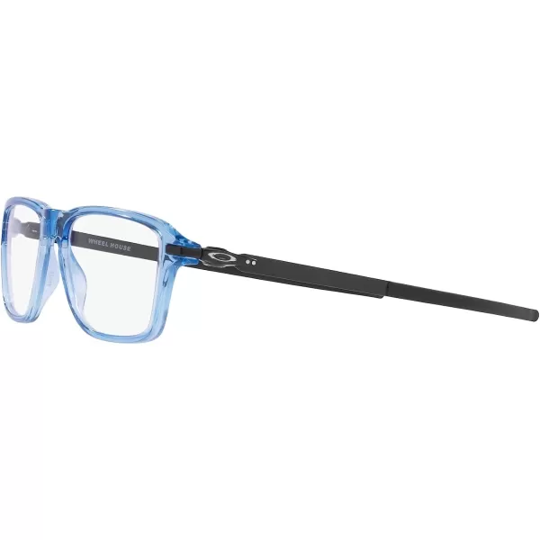 imageOakley Ox8166 Wheel House Square Prescription Eyeglass FramesTransparent BlueDemo Lens