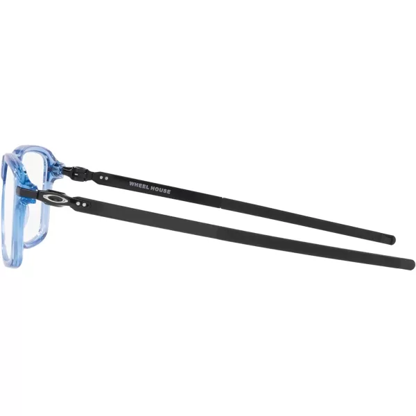 imageOakley Ox8166 Wheel House Square Prescription Eyeglass FramesTransparent BlueDemo Lens