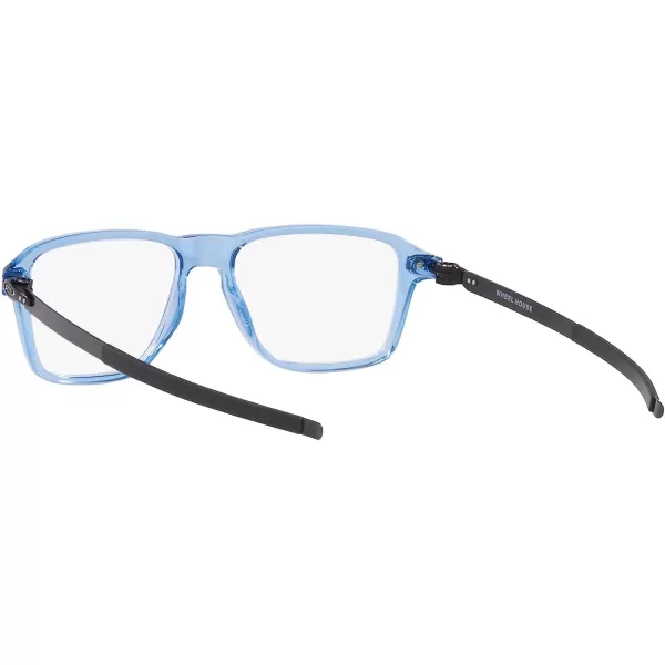 imageOakley Ox8166 Wheel House Square Prescription Eyeglass FramesTransparent BlueDemo Lens