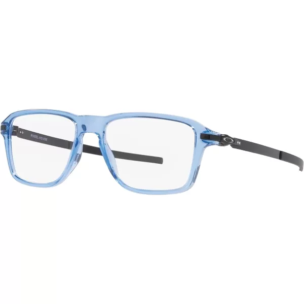 imageOakley Ox8166 Wheel House Square Prescription Eyeglass FramesTransparent BlueDemo Lens
