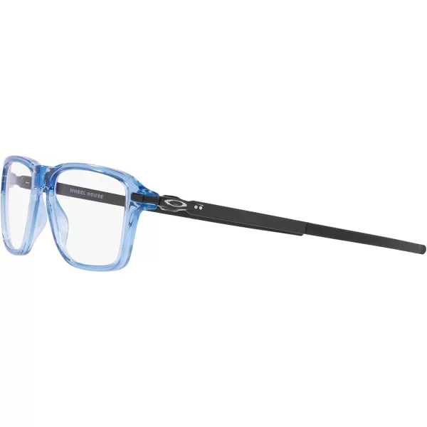 imageOakley Ox8166 Wheel House Square Prescription Eyeglass FramesTransparent BlueDemo Lens