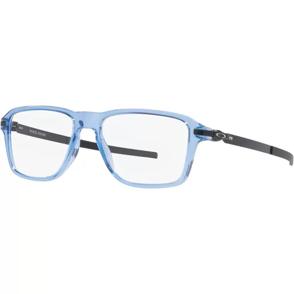 imageOakley Ox8166 Wheel House Square Prescription Eyeglass FramesTransparent BlueDemo Lens