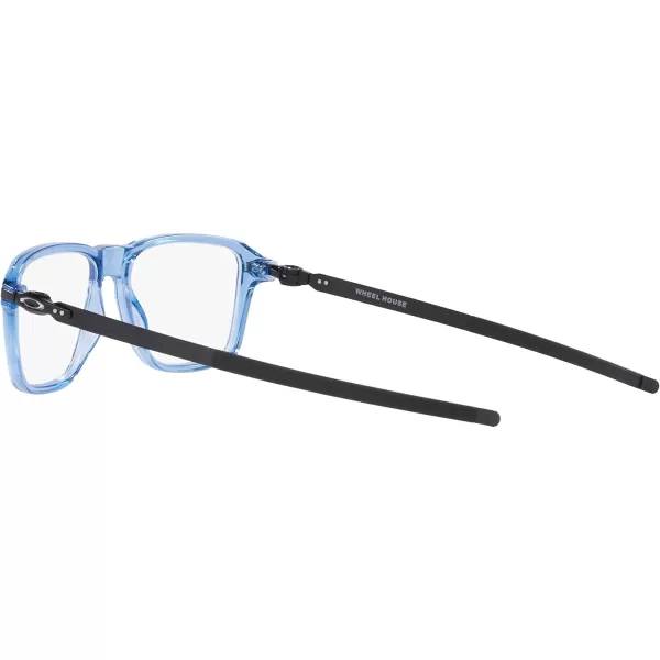 imageOakley Ox8166 Wheel House Square Prescription Eyeglass FramesTransparent BlueDemo Lens