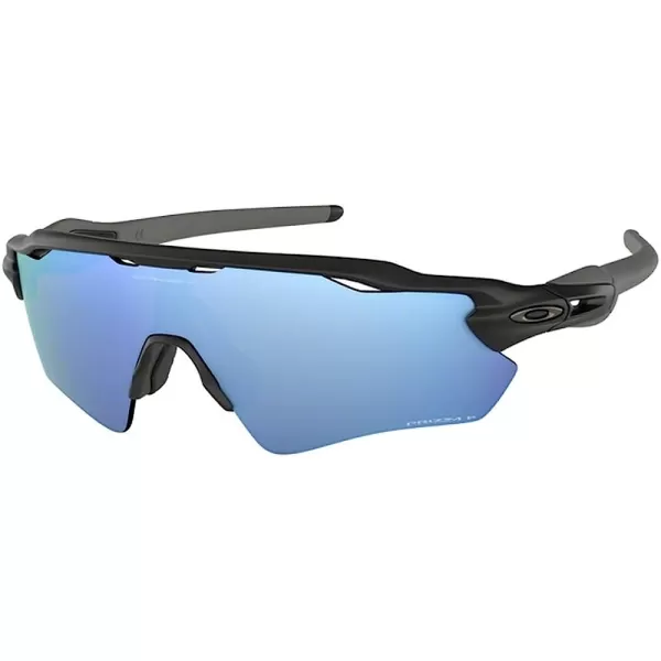 imageOakley Radar EV Path OO9208 Sunglasses For Men BUNDLE Leash Designer iWear Care KitMatte BlackPrizm Deep H2o Polarized