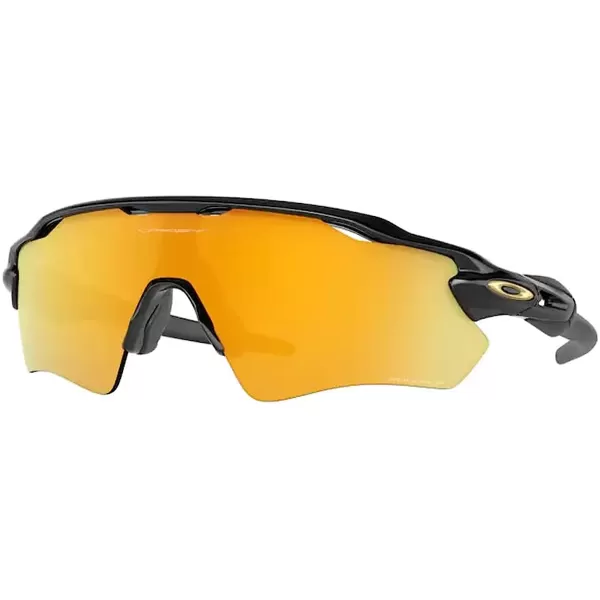 imageOakley Radar EV Path OO9208 Sunglasses For Men BUNDLE Leash Designer iWear Care KitPolished Black  Prizm 24k Polarized