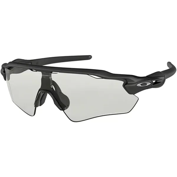 imageOakley Radar EV Path OO9208 Sunglasses For Men BUNDLE Leash Designer iWear Care KitSteelClear to Black Photochromic