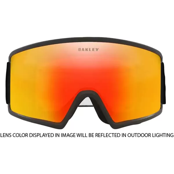 imageOakley Target Line OO7120 OO7121 Ski Goggles For Men For Women  BUNDLE with Designer iWear Eyewear KitBlack WFire Iridium