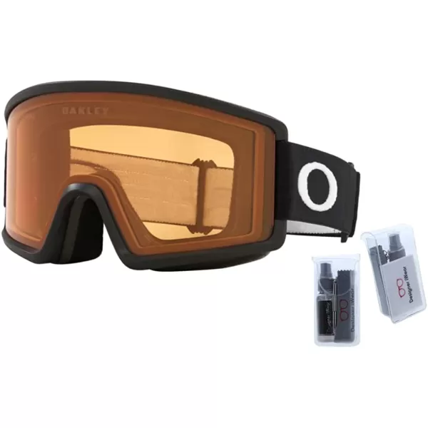 imageOakley Target Line OO7120 OO7121 Ski Goggles For Men For Women  BUNDLE with Designer iWear Eyewear KitBlack WPersimmon