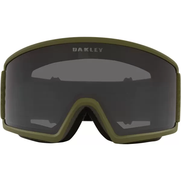 imageOakley Target Line OO7120 OO7121 Ski Goggles For Men For Women  BUNDLE with Designer iWear Eyewear KitDark Brush  Dark Grey