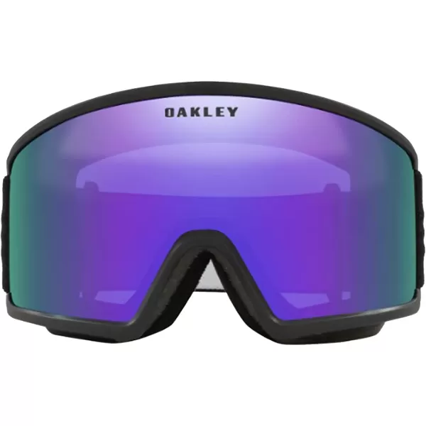 imageOakley Target Line OO7120 OO7121 Ski Goggles For Men For Women  BUNDLE with Designer iWear Eyewear KitMatte Black  Violet Iridium