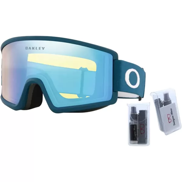 imageOakley Target Line OO7120 OO7121 Ski Goggles For Men For Women  BUNDLE with Designer iWear Eyewear KitPosideon W Hi Yellow