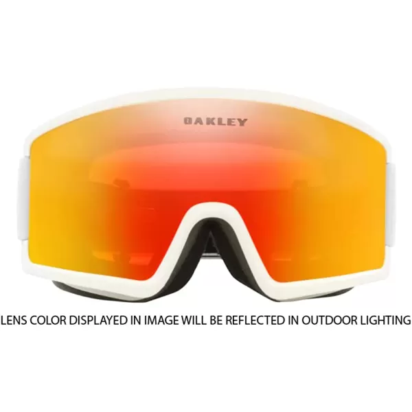 imageOakley Target Line OO7120 OO7121 Ski Goggles For Men For Women  BUNDLE with Designer iWear Eyewear KitWhite WFire Iridium