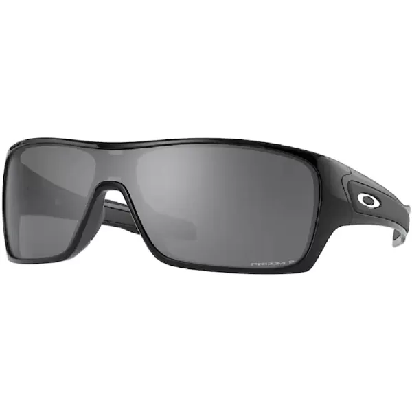 imageOakley Turbine Rotor OO9307 Rectangle Sunglasses for Men BUNDLE Leash Designer iWear Care KitPolished Dark Black  Prizm Black Polarized