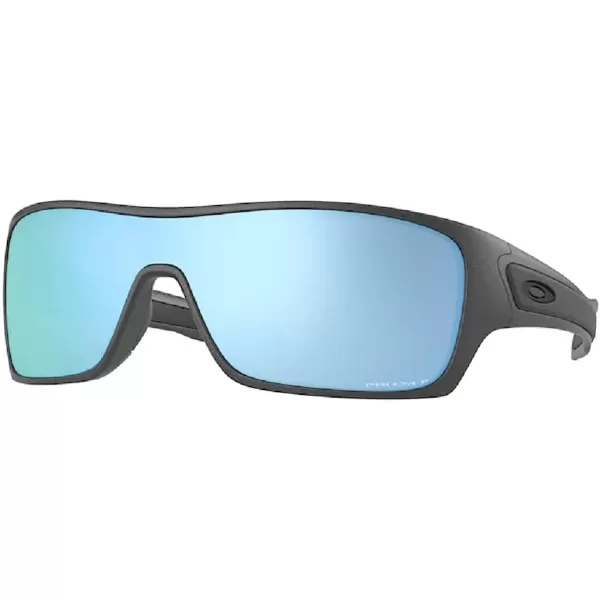 imageOakley Turbine Rotor OO9307 Rectangle Sunglasses for Men BUNDLE Leash Designer iWear Care KitSteel  Prizm Deep Water Polar