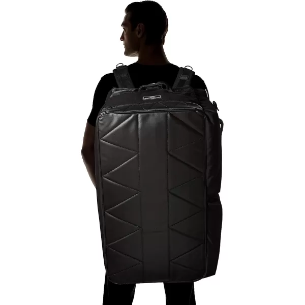 imageOakley Utility Big Duffle Bag  Backpack with Zippered Pockets and Shoulder StrapBlackout